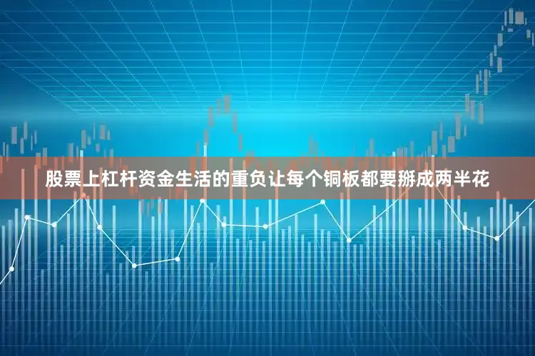 股票上杠杆资金生活的重负让每个铜板都要掰成两半花