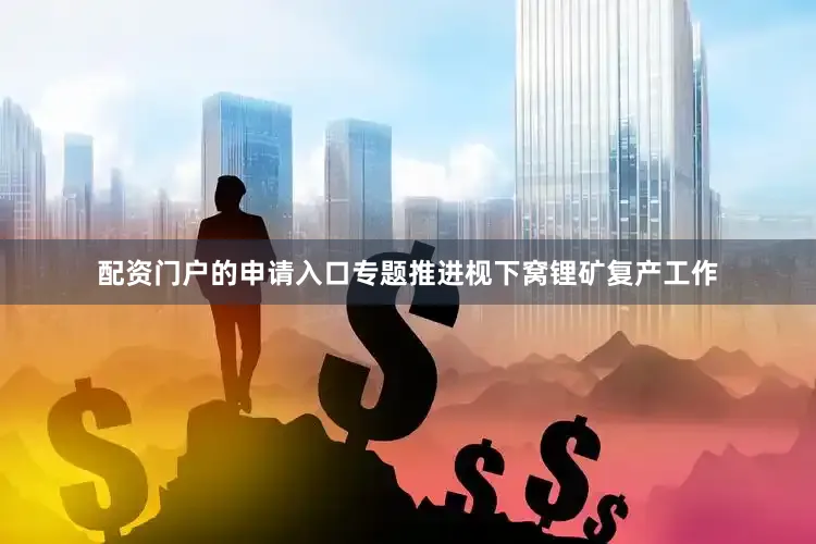 配资门户的申请入口专题推进枧下窝锂矿复产工作