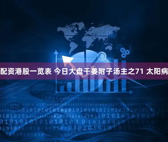 配资港股一览表 今日大盘干姜附子汤主之71 太阳病